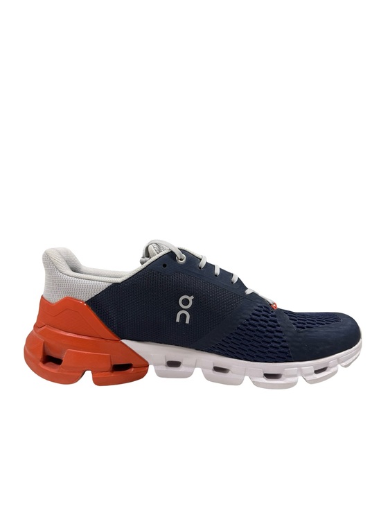On Running Cloudflyer Mens 10.5 Navy Orange CloudTec Running Shoes Sneakers